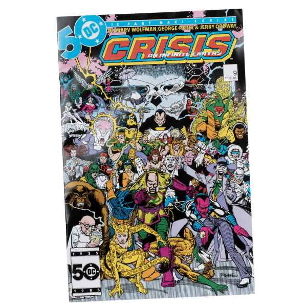 The Joker – DC Direct Page Punchers | Crisis on Infinite Earths | McFarlane 2025 | inkl. Comic